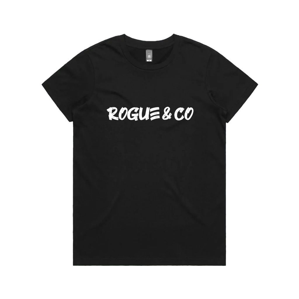 Black front flat lay