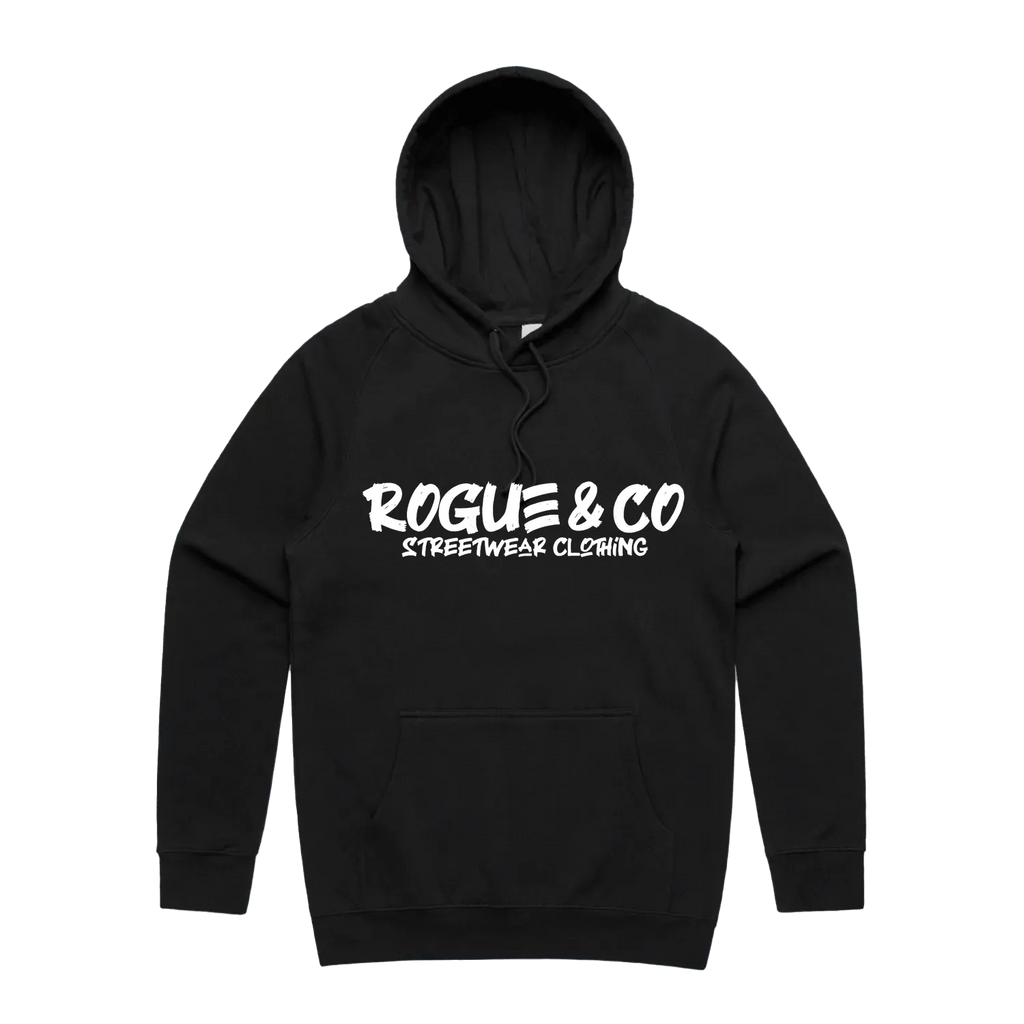 Black front flat lay